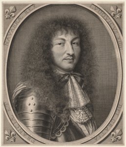 路易十四，1666年。 作者 罗伯特·南特伊