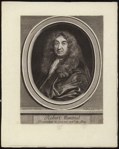法国雕刻家罗伯特南特伊的自画像 作者 Robert Nanteuil