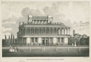 Wolverhampton-赛马场的看台：石版画，[19世纪中期] 作者 罗伯特·诺伊斯