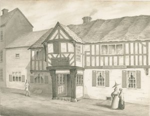 伍尔弗汉普顿-圣彼得大教堂：棕褐色绘画，1837年
