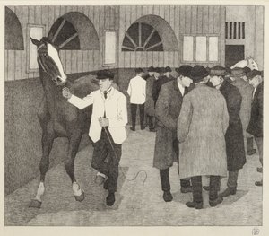 1921年在巴比肯的马经销商 作者 罗伯特·波希尔·贝文