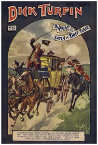 Dick Turpin (colour litho)