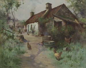 家禽小屋（布面油画）