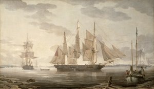 船舶在港口，1805年