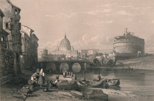 罗马，1820年代。 作者 罗伯特·桑兹