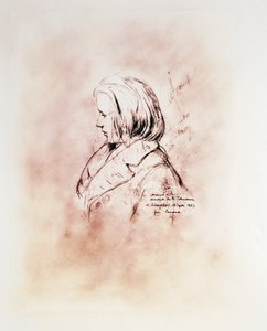 德国作曲家约翰内斯-勃拉姆斯的画像（汉堡 作者 罗伯特·舒曼