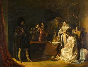 Lammermoor的新娘，约1831年（布面油画）