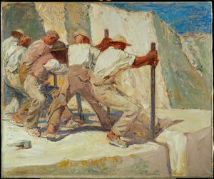 昂船洲（布面油画） 作者 罗伯特·斯特尔