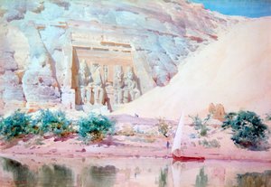 Abou Simbel神庙"，埃及，1897-1934年 作者 罗伯特·塔尔博特·凯利