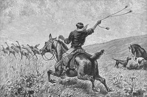 Throwing the Bolas，c1885年，1890年