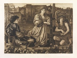 Le Chant d&39;Amour（蚀刻在牛皮纸上）