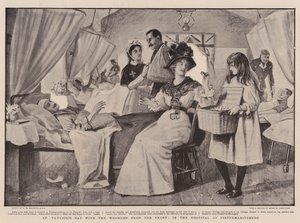 在彼得马里茨堡医院，前面受伤的圣帕特里克节 作者 Robert Walker Macbeth
