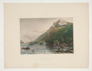 黑山（乔治湖），为纳撒尼尔-帕克-威利斯绘制的插图
