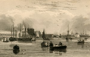 利物浦，来自默西（Mersey），三号...，c1830。