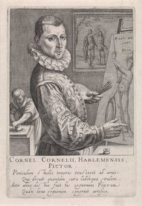 Cornelis Cornelisz的画像。来自哈勒姆 作者 罗伯特·威廉姆斯·德波多斯