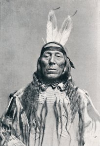 苏族印第安人的全脸视图，1912年