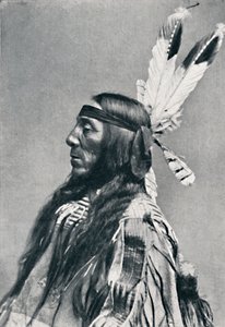 苏族的侧面视图，1912年