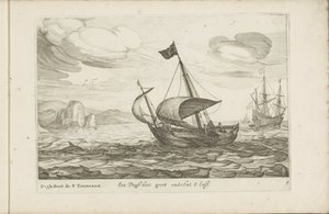 狗靴的狗 Een Dogh-boot groot about 8 Last / Dogh-Boot de 8 Tonneaux（对象上的标题） 不同的船只不停靠在统一省份/主要用于该地区内水的各种荷兰船只的图标