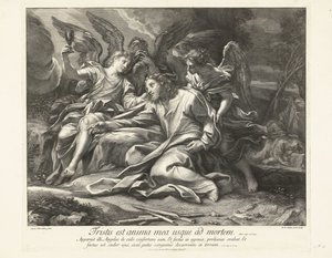 基督在橄榄山上 作者 卡洛·马拉塔（Carlo Maratta）