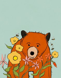 花熊，2021 年（数字） 作者 罗伯塔·默里