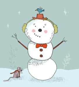 星空雪人》，2019 年（数字） 作者 罗伯塔·默里