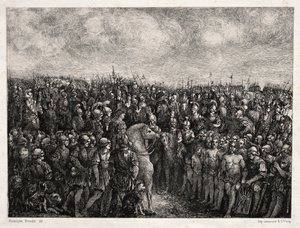 凯撒和他的囚犯，1878年。 作者 罗道夫·布雷斯丁