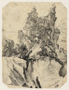 裂隙，1860 作者 罗道夫·布雷斯丁