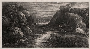 遥远的城市，1868年。