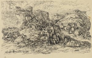 走私者，1858年 作者 罗道夫·布雷斯丁