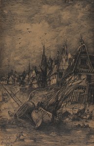 洗船，1864年 作者 罗道夫·布雷斯丁