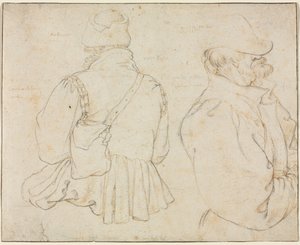 半长的两个波西米亚农民c。 1605-1610。
