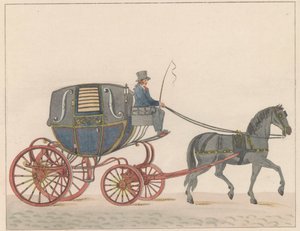 阿姆斯特丹的马车，约 1825 年
Een Amsterdamsche Huurkoetsje of Brommertje / Un Fiacre de Louage en usage à Amsterdam A ij connu sous la nom de Brommertje（物上标题）
