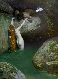 在石窟》，1902-1903。 作者 罗斯勒