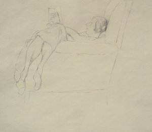 Nina Hamnett Reading，c.1917
