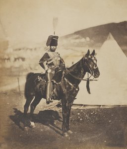 Cornet Henry John Wilkin，第11位（或阿尔伯特王子的自己）Hussars，1855年