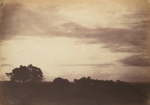 有云的风景，大概在1856年。 作者 罗杰芬顿