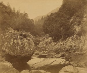 Lwgwy 的岩石：Bettws-y-Coed。 作者 罗杰芬顿