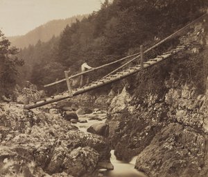 北威尔士卢格维河上的矿工桥 作者 Roger Fenton
