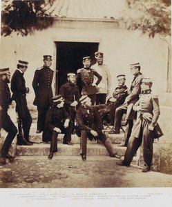 总部的工作人员，与1855年克里米亚战争相关的52张照片的专辑 作者 罗杰芬顿