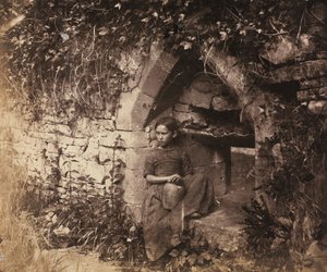 廷特恩修道院c。 1856年。 作者 罗杰芬顿