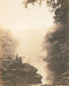 Wharfe and Pool, Below the Strid, 1854. 作者 罗杰芬顿