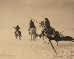 暴风雪，c.1910（照片） 作者 罗兰·W·里德