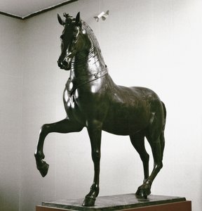 罗马艺术：马雕像（马雕塑）1世纪雕塑（青铜） 作者 小说