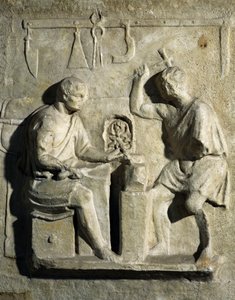 铁匠，浮雕，罗马文明，2世纪 作者 小说