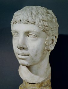 Heliogabalus的半身像（204-222）
