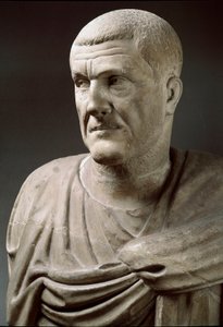 马克西米努斯·特拉克斯皇帝的大理石雕像（173-238） - 罗马，卡比托利尼博物馆 - 马克西米努斯·特拉克斯皇帝的半身像 - 大理石雕塑 - 罗马，卡比托利尼博物馆 作者 小说