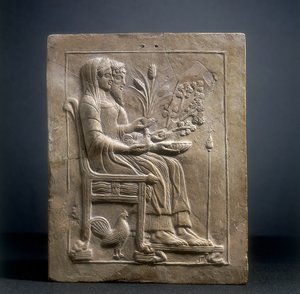 Persephone和冥王星在冥府（兵马俑）的Pinax 作者 小说
