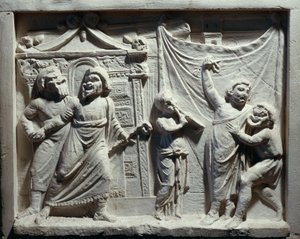 喜剧《安德里亚》中戏剧场景的浮雕，Publius Terentius Afer（浮雕） 作者 小说