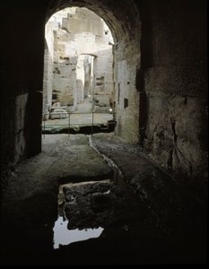 罗马艺术：意大利罗马 Colisee (Colosseo) 地下通道景观 作者 小说