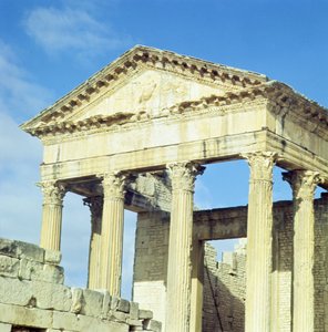 Capitolium的视图，正面，公元166-167（另见92114） 作者 小说